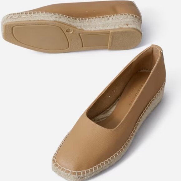 Everlane Women's Tan Leather Espadrilles - Picture 7 of 7